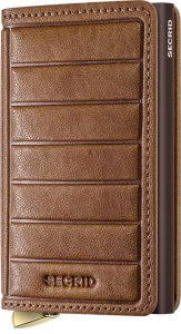 Secrid Slimwallet Premium Emboss Lines Cognac