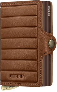 Secrid Twinwallet Premium Emboss Lines Cognac