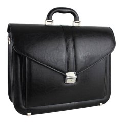 Aktovka REAbags 7173-TR - černá/nikl