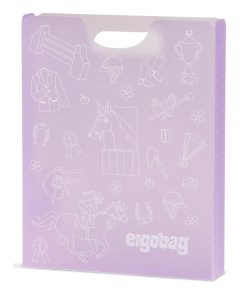 Ergobag Folder Box Horses Purple