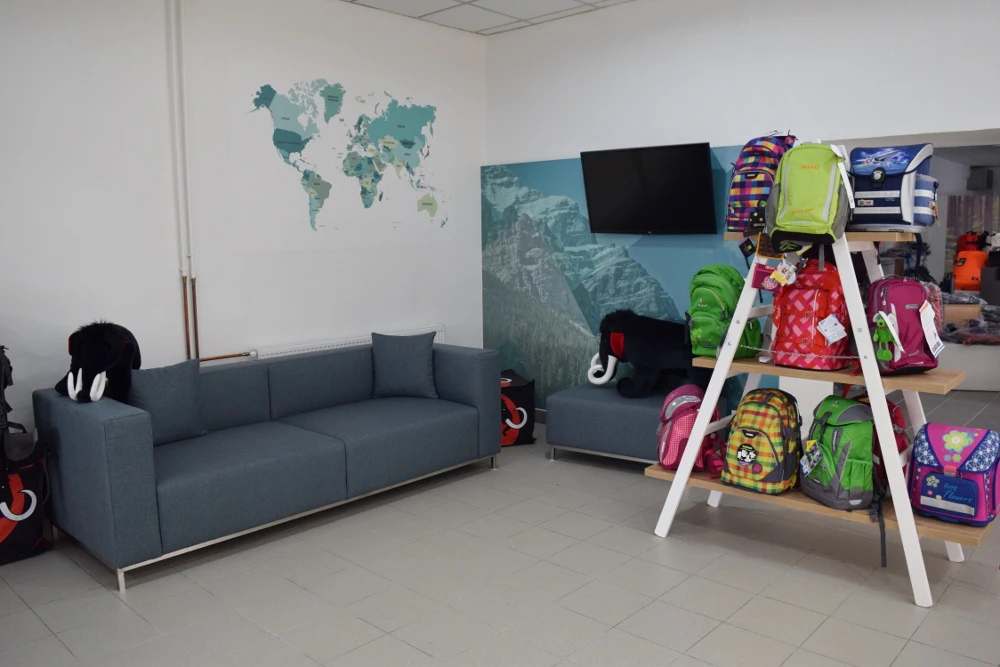 Relaxation corner in the Bagalio store