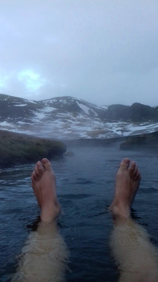 Thermal bath in Iceland