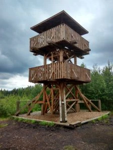 Soumarské peat bog observation tower