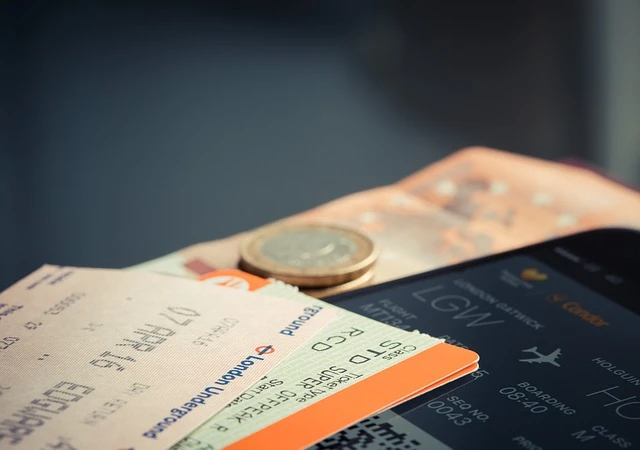 Plane ticket as a gift.